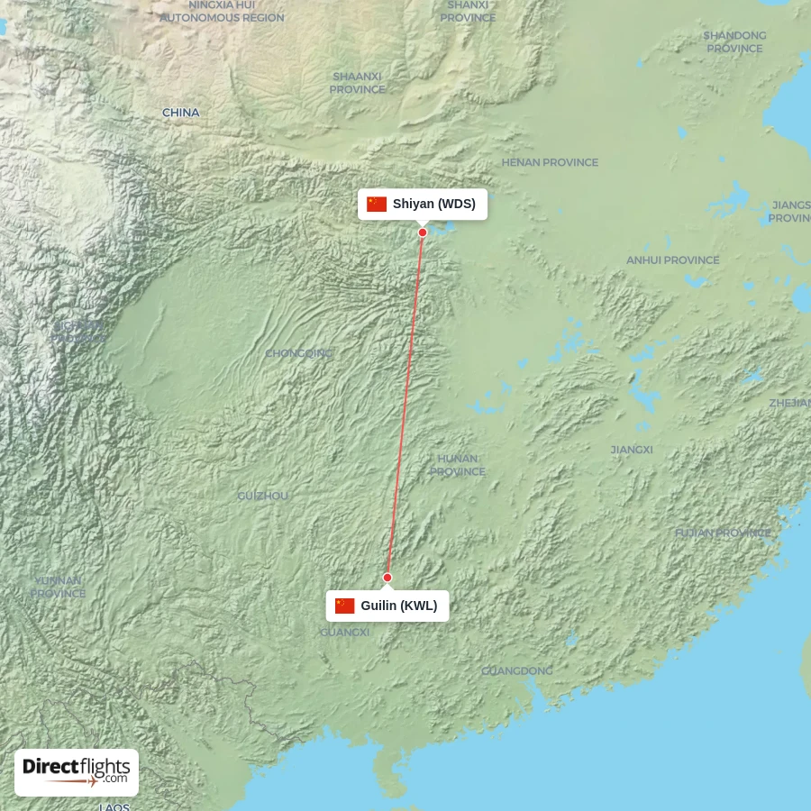 WDS - KWL route map