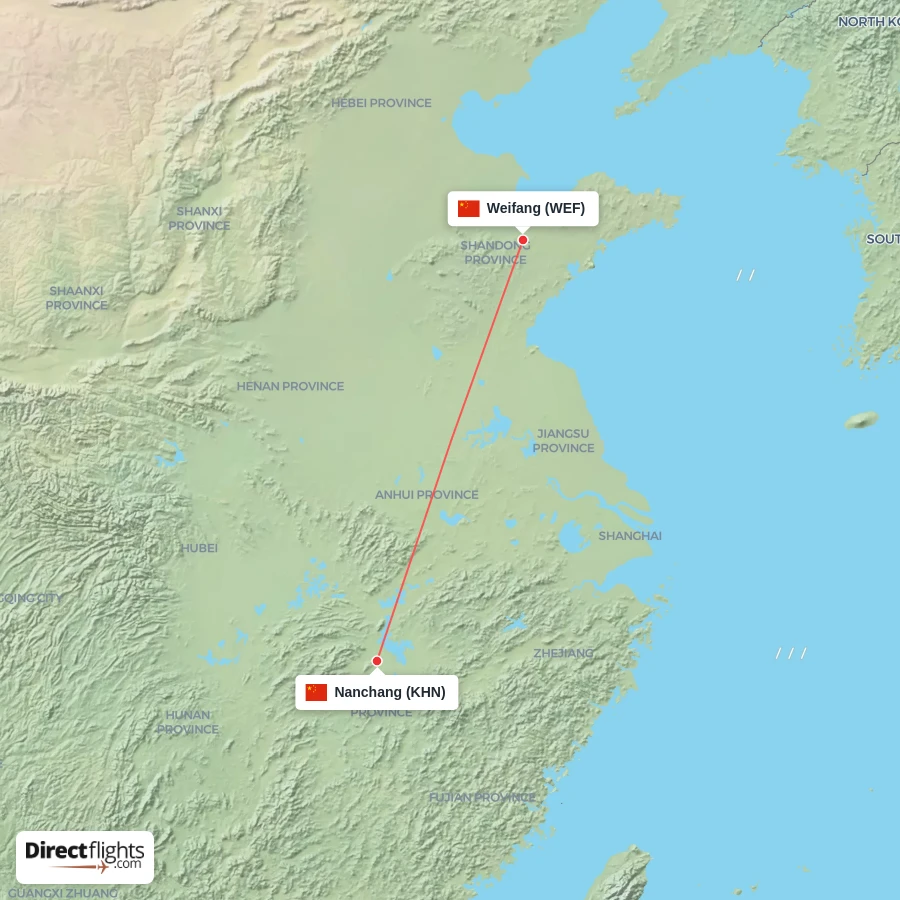 WEF - KHN route map
