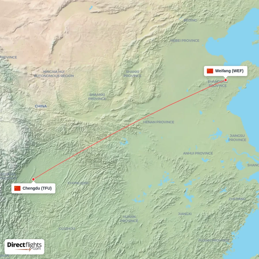 WEF - TFU route map