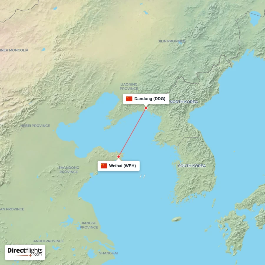 WEH - DDG route map