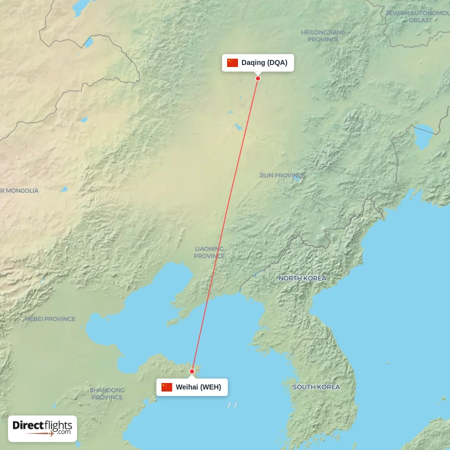 WEH - DQA route map