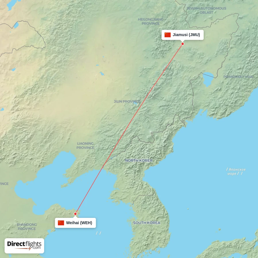 WEH - JMU route map