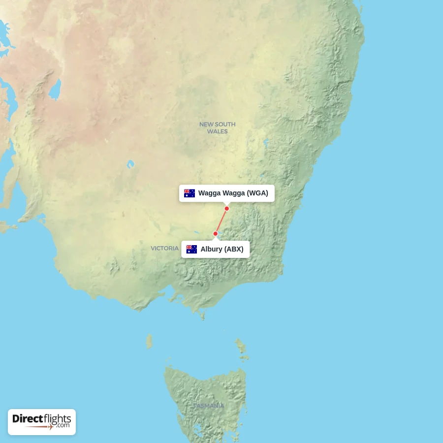 WGA - ABX route map