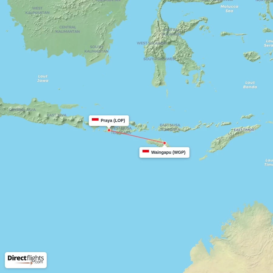 WGP - LOP route map