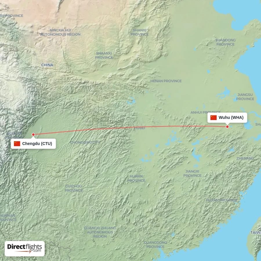 WHA - CTU route map