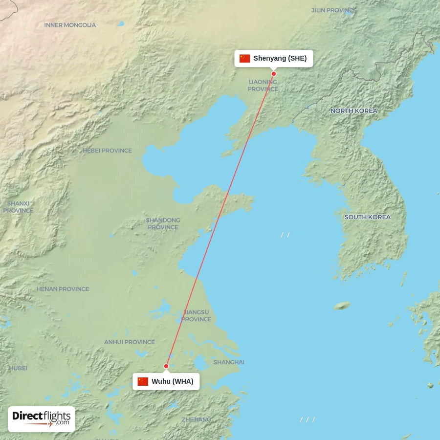WHA - SHE route map