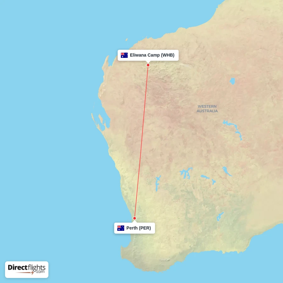 WHB - PER route map