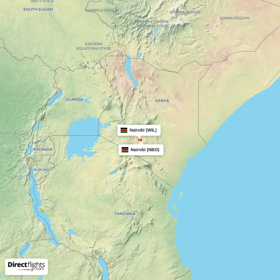 WIL - NBO route map