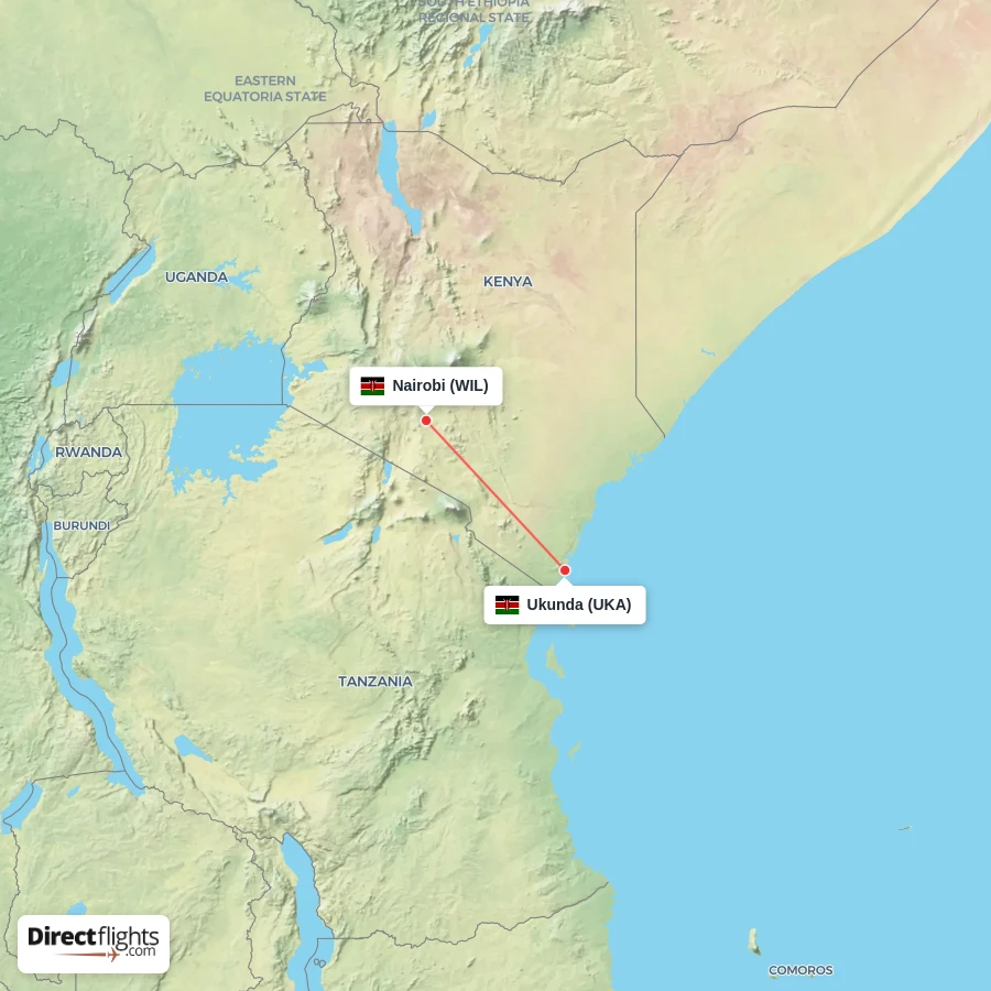 WIL - UKA route map