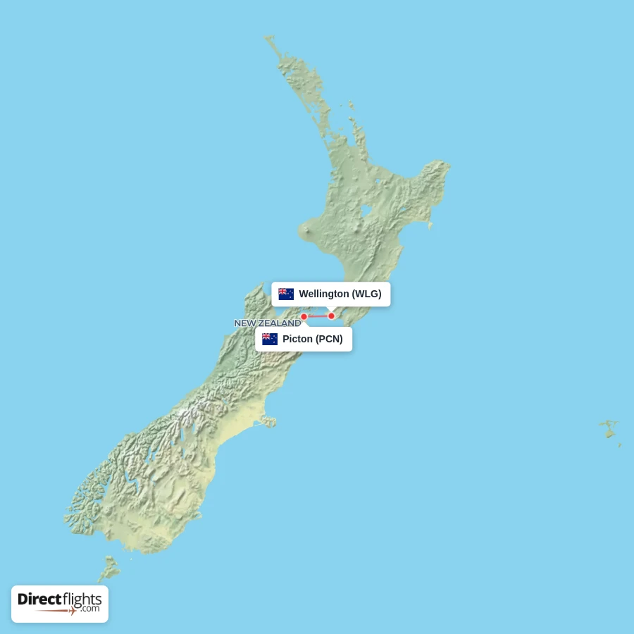 WLG - PCN route map