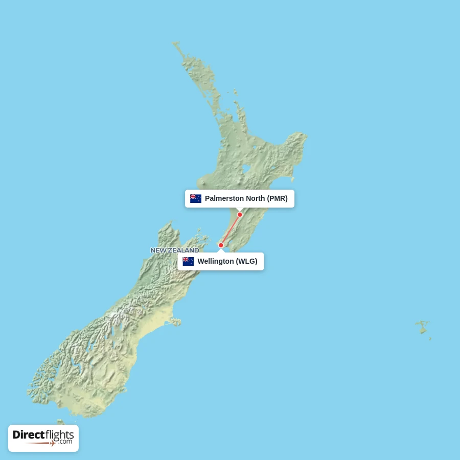 WLG - PMR route map