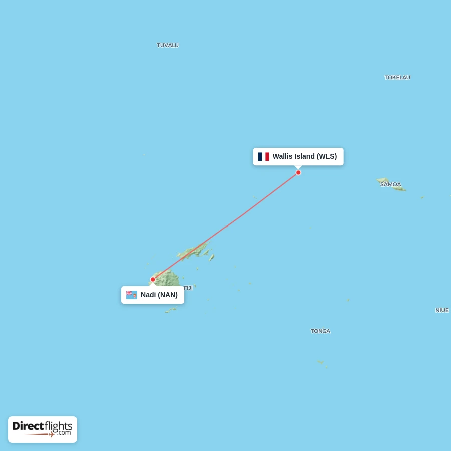 WLS - NAN route map