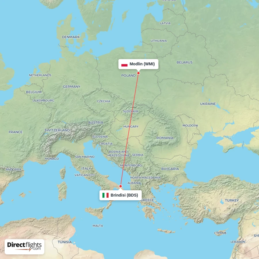 WMI - BDS route map