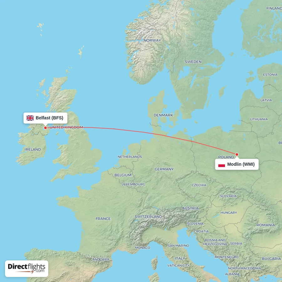 WMI - BFS route map
