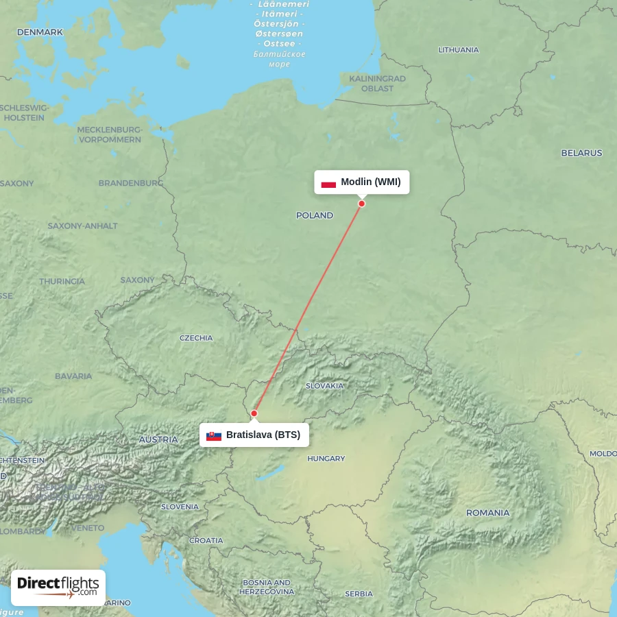 WMI - BTS route map