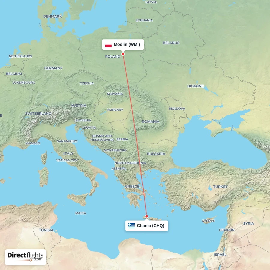 WMI - CHQ route map