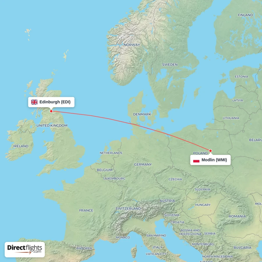 WMI - EDI route map