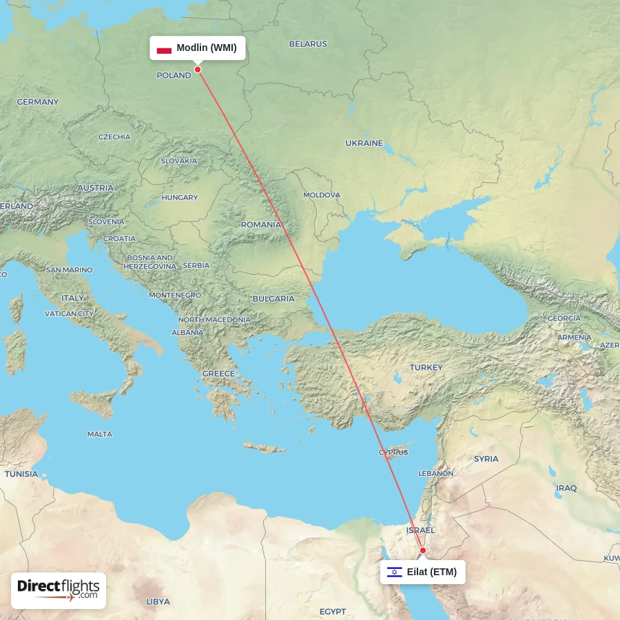 WMI - ETM route map