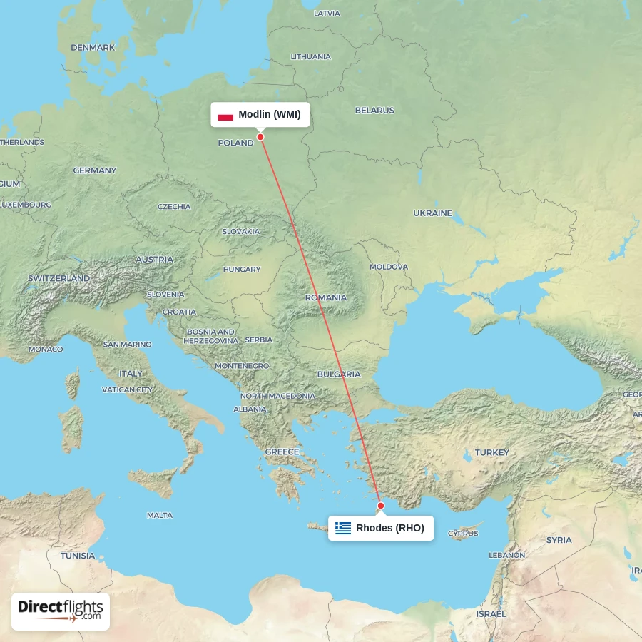 WMI - RHO route map