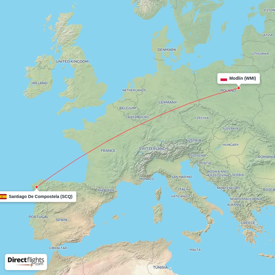 WMI - SCQ route map