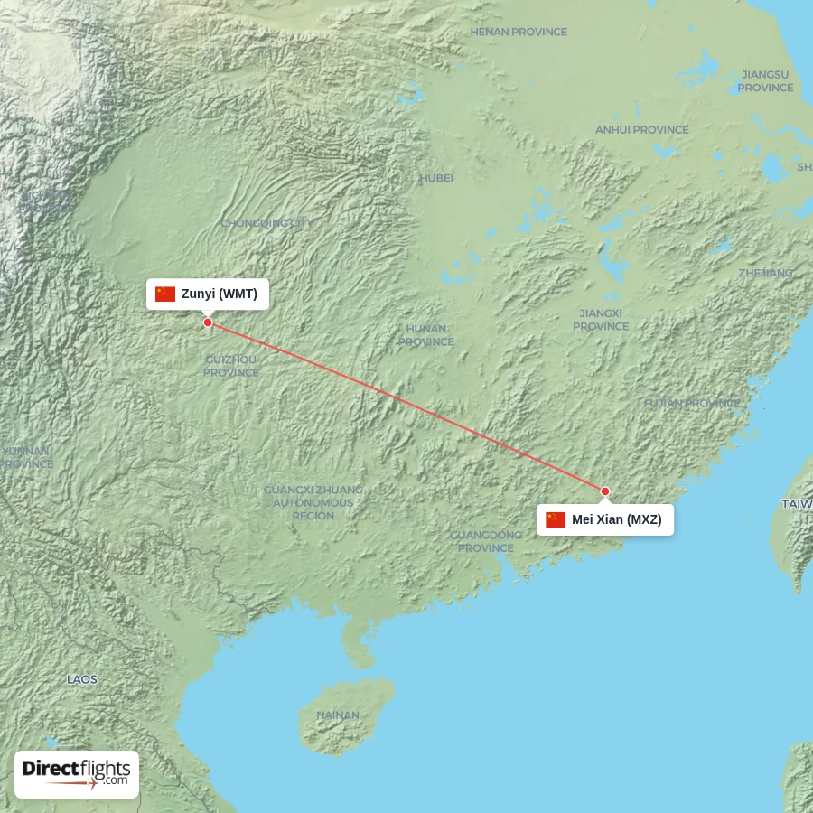 WMT - MXZ route map