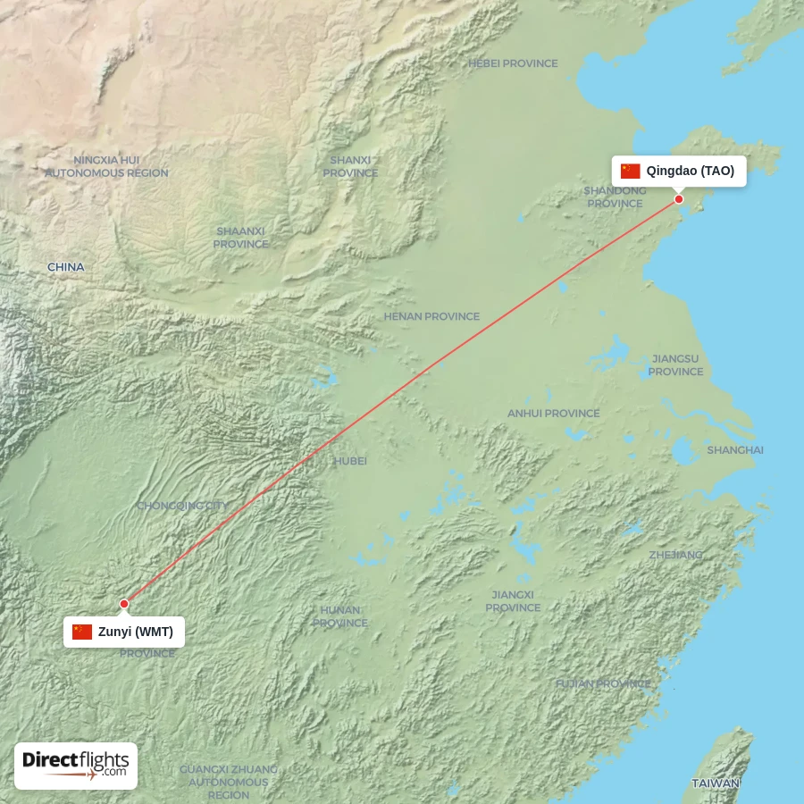 WMT - TAO route map