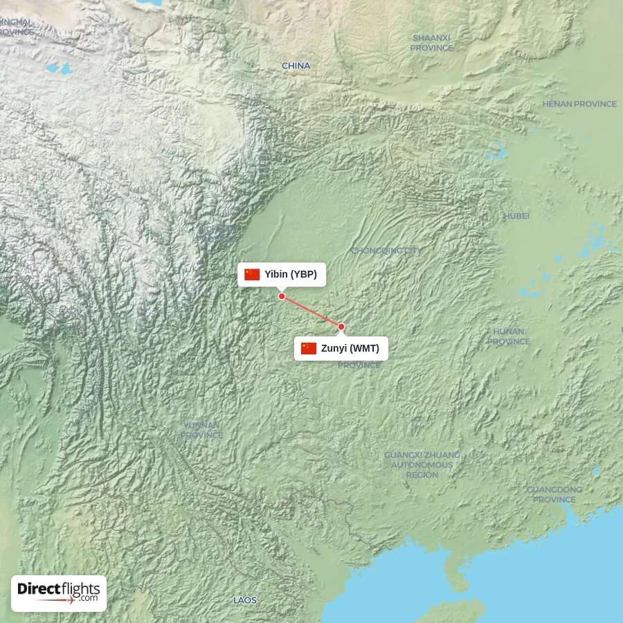 WMT - YBP route map