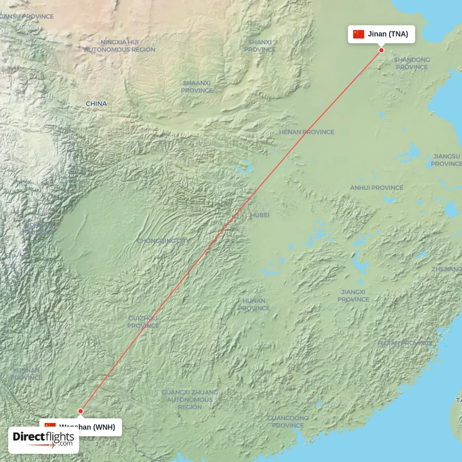 WNH - TNA route map