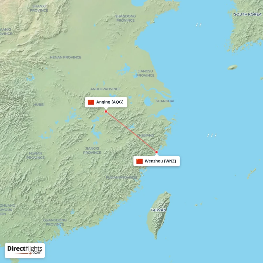 WNZ - AQG route map