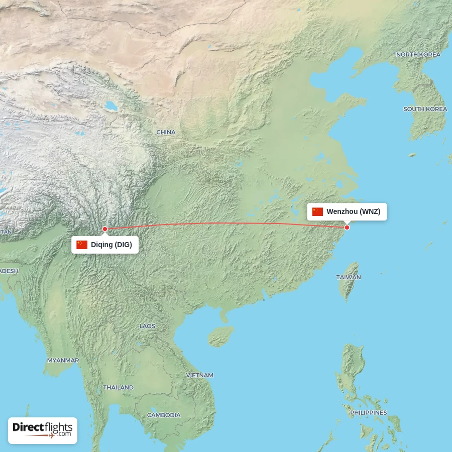 WNZ - DIG route map