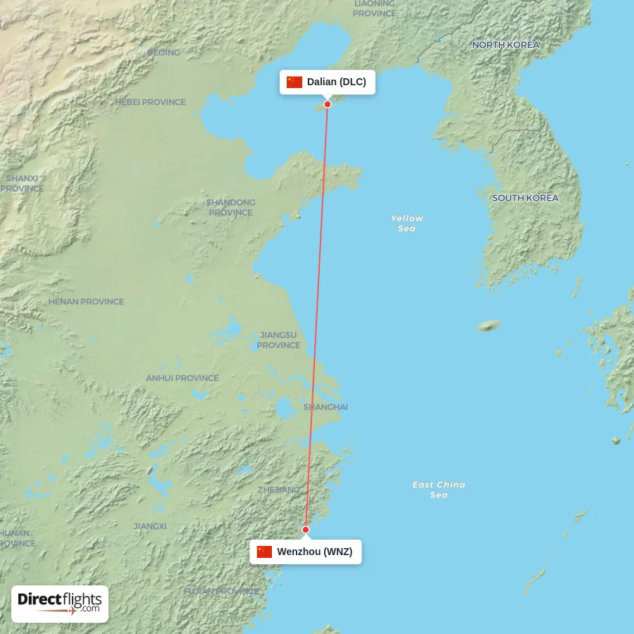 WNZ - DLC route map