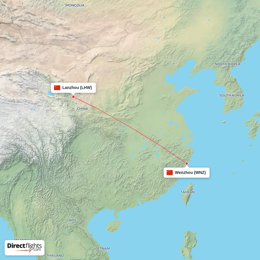 WNZ - LHW route map