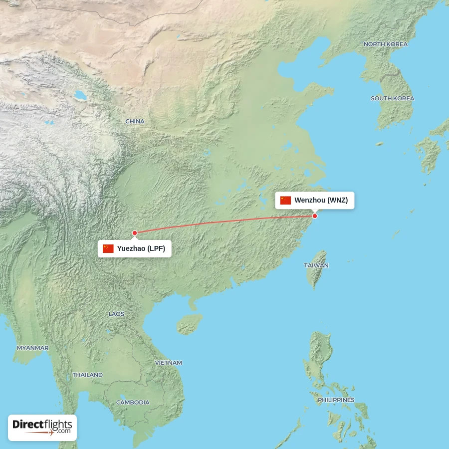 WNZ - LPF route map