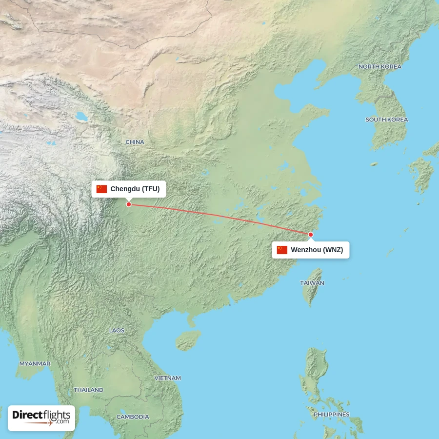 WNZ - TFU route map