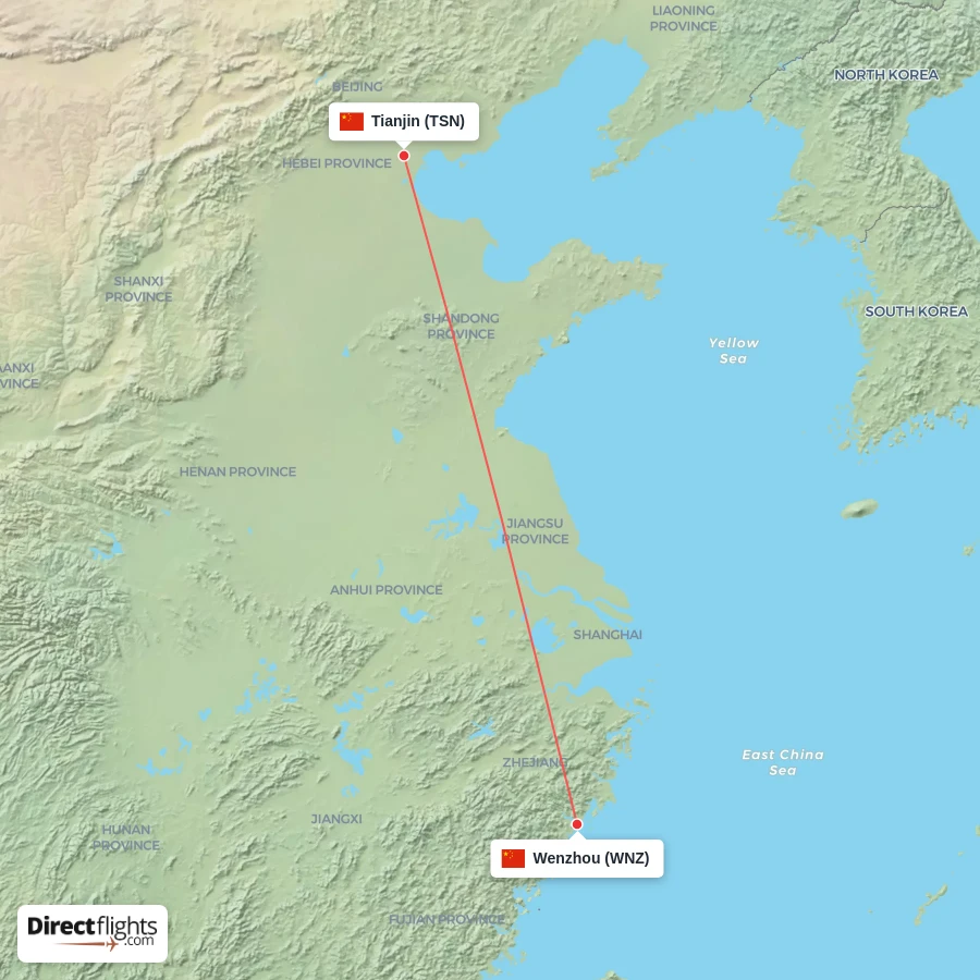 WNZ - TSN route map