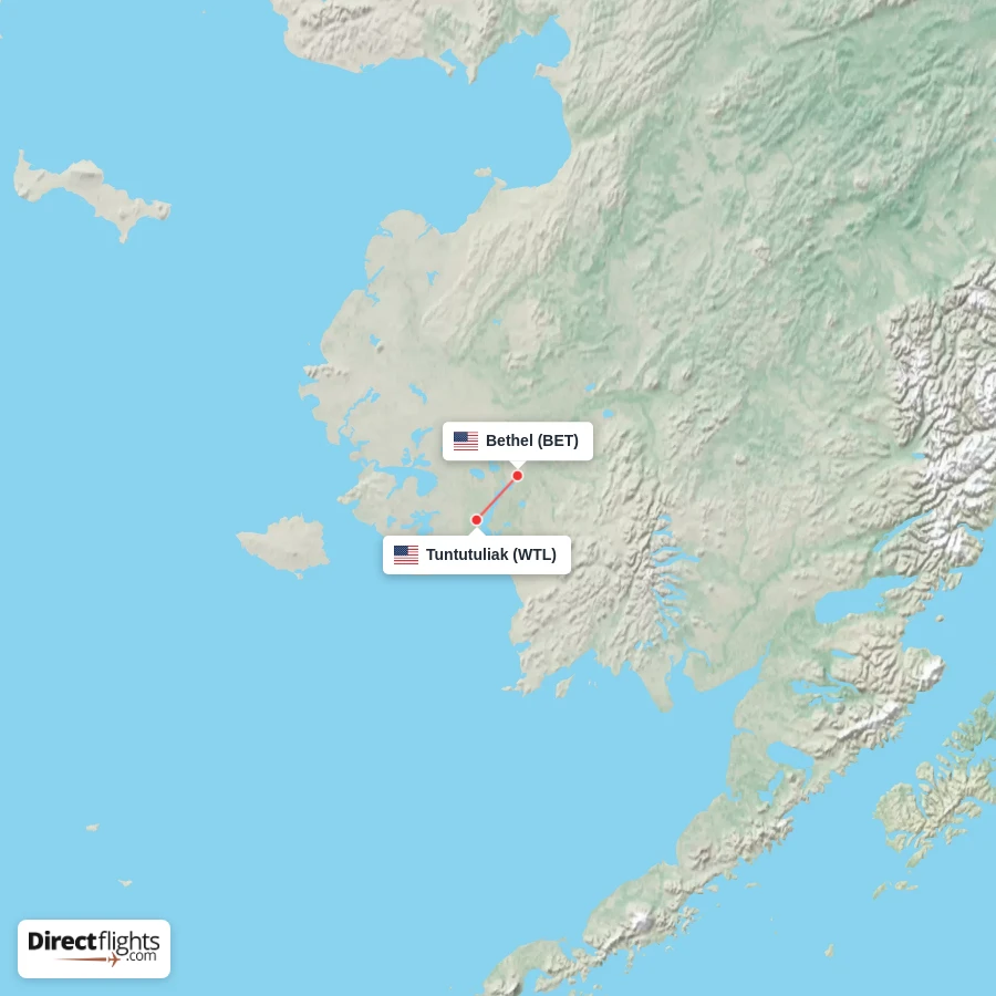 WTL - BET route map