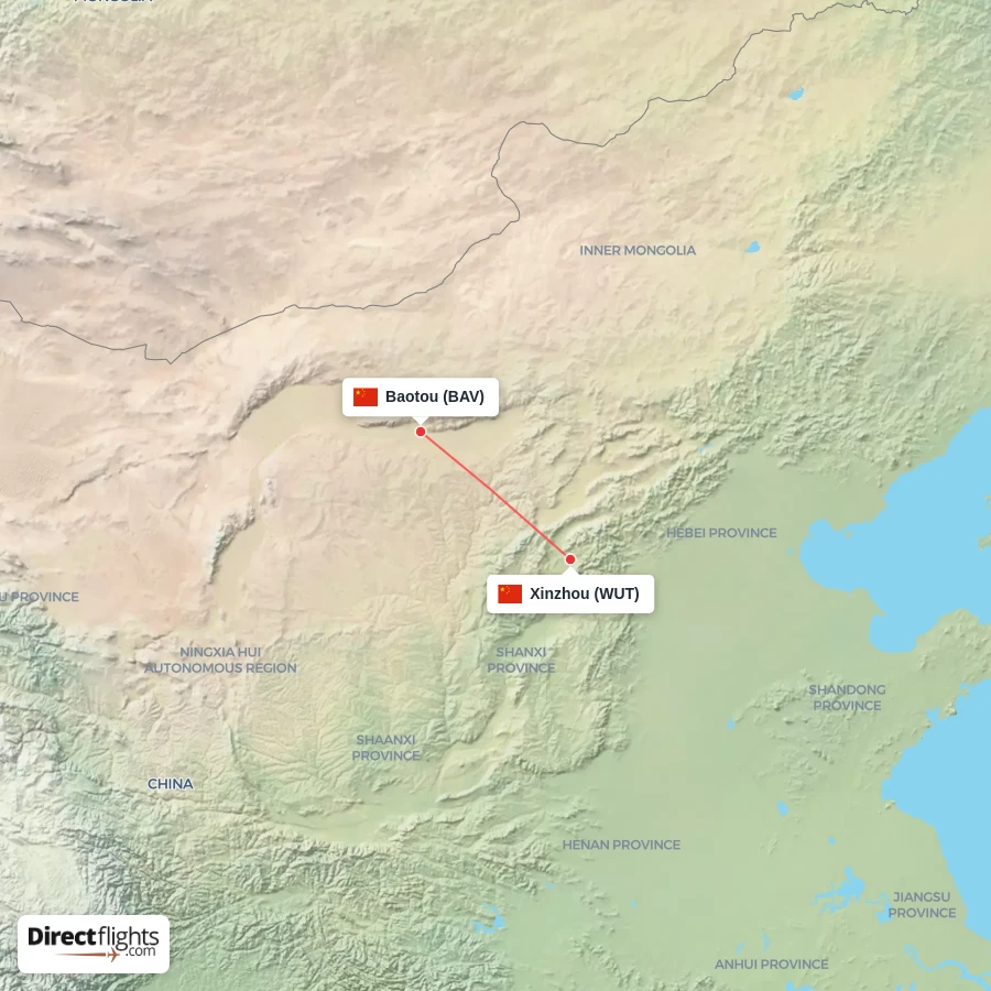 WUT - BAV route map