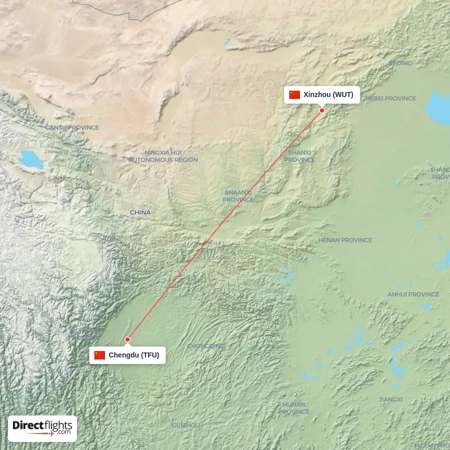 WUT - TFU route map