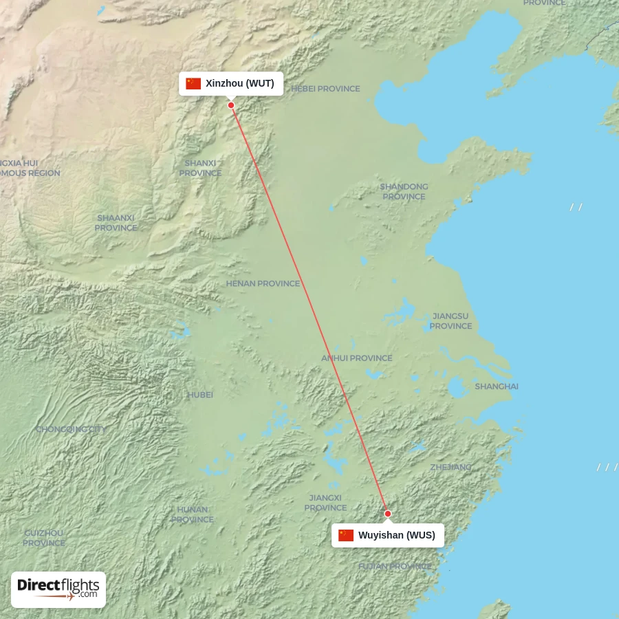WUT - WUS route map