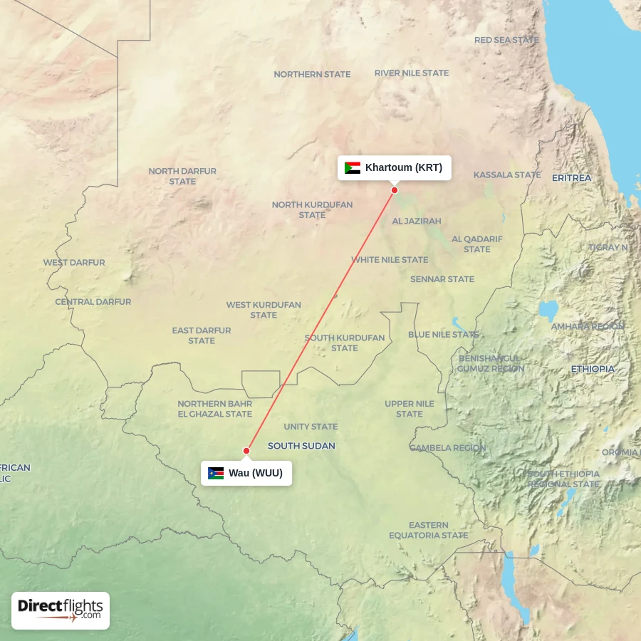 WUU - KRT route map
