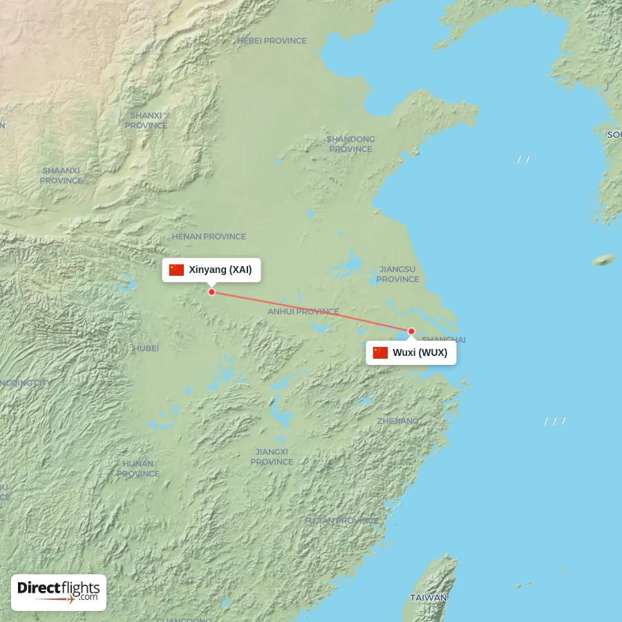 WUX - XAI route map