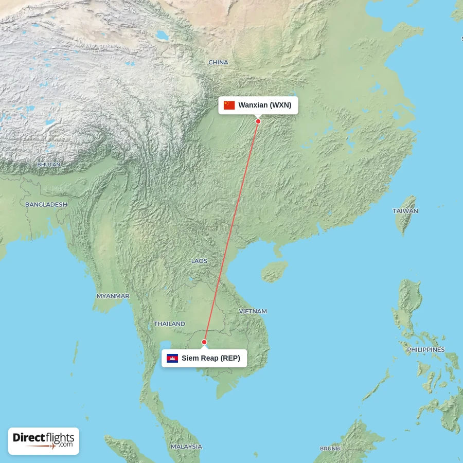 WXN - REP route map