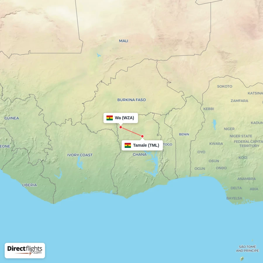 WZA - TML route map