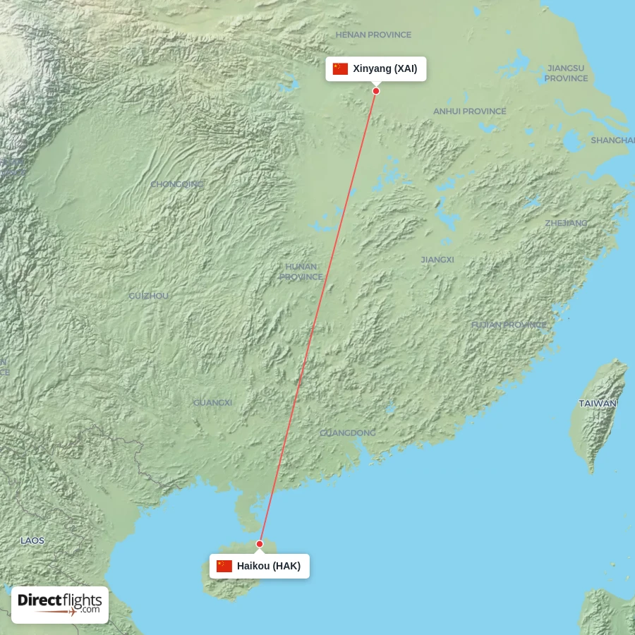 XAI - HAK route map