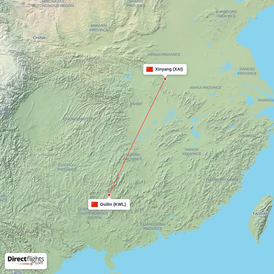 XAI - KWL route map