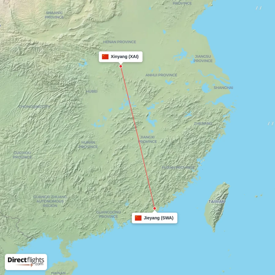 XAI - SWA route map