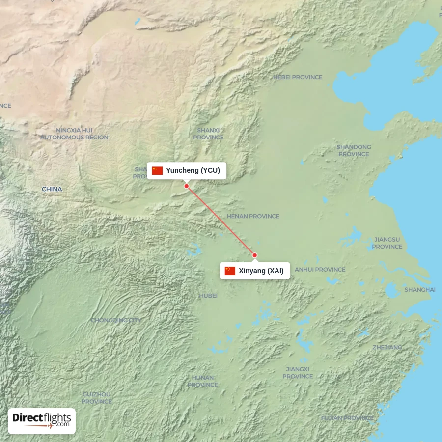 XAI - YCU route map
