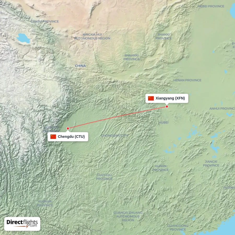 XFN - CTU route map