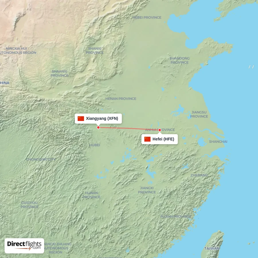 XFN - HFE route map