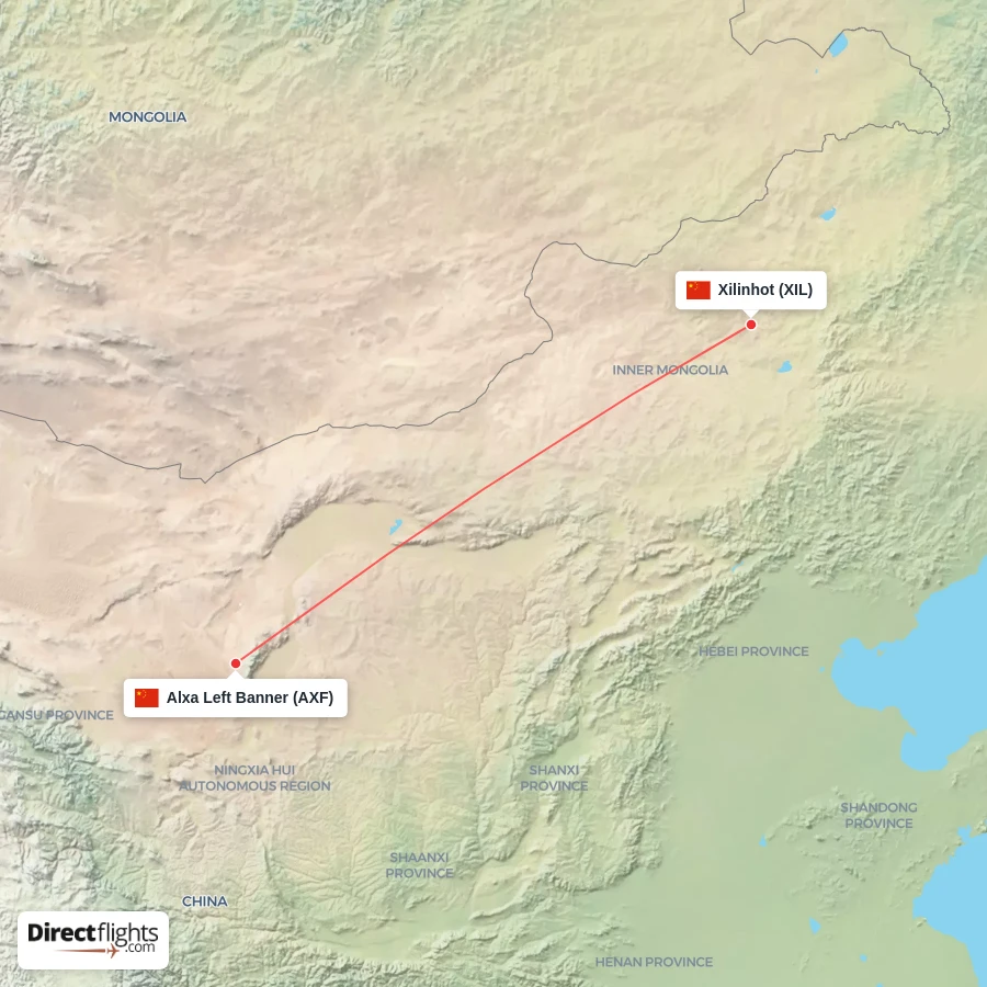 XIL - AXF route map